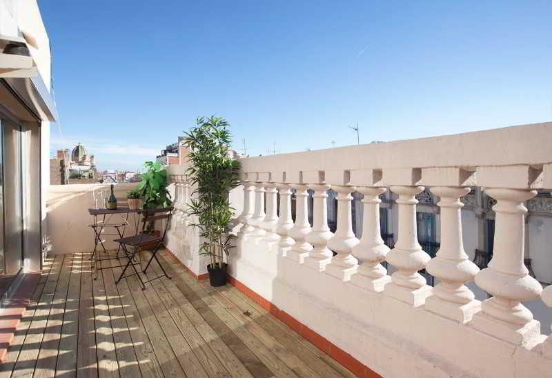 Ferienwohnung Apbcn Gracia Terraced Barcelona Exterior foto